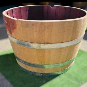 half wine barrel (raw)